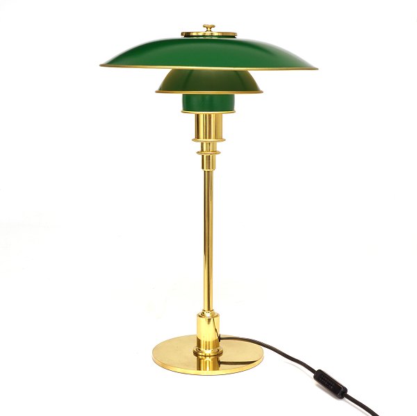 Poul Henningsen, 1894-1967, Tischlampe PH 3/2, Jubiläumsmodell. Hergestellt von 
Louis Poulsen. H: 45cm