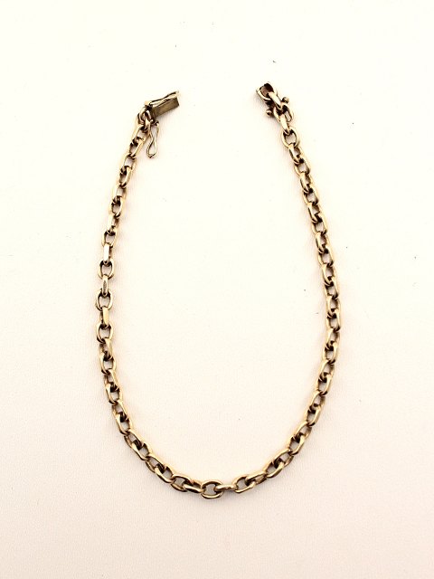 8 carat gold anchor bracelet