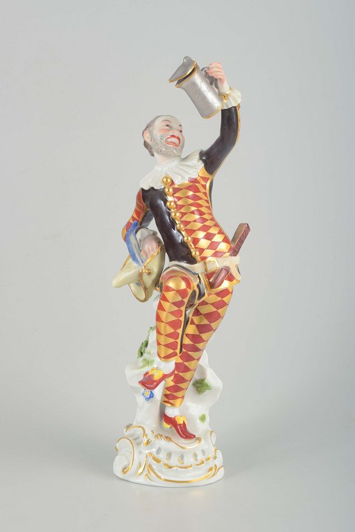 Meissen Porcelænsfigur “Harlekin”.

