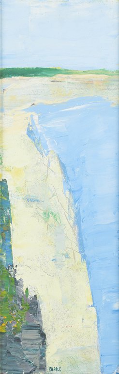 Lars Bertle (f. 1925)
Gotland kystlandskab.
Olie på lærred.