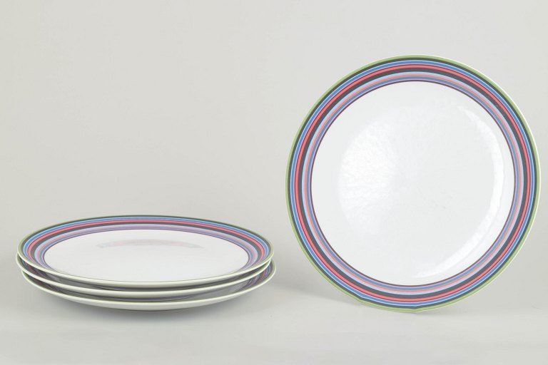 Alfredo Häberli for Iittala.4 dinner plates, “Origo” series, late 20th century.