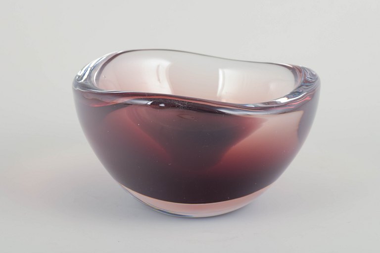 Murano kunstglas skål, 1960’erne.