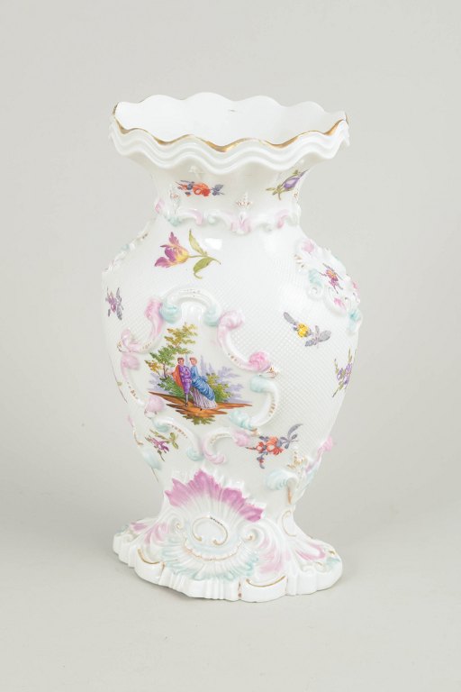 Meissen vase, tidligt 1800-tal.