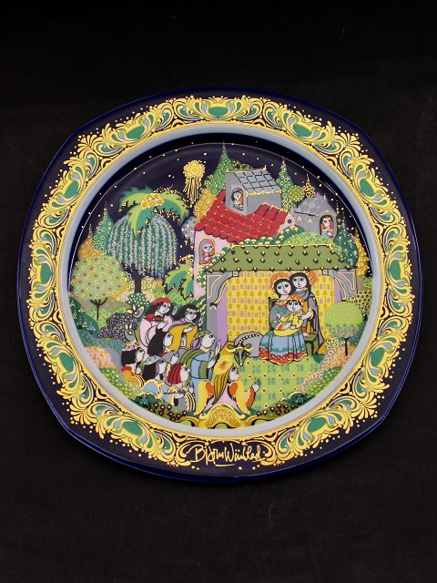 Bjørn Wiinblad Christmas plate 1983