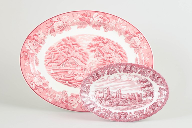 Sæt på 2 serveringsfade, Olde Country og Wood & Sons.