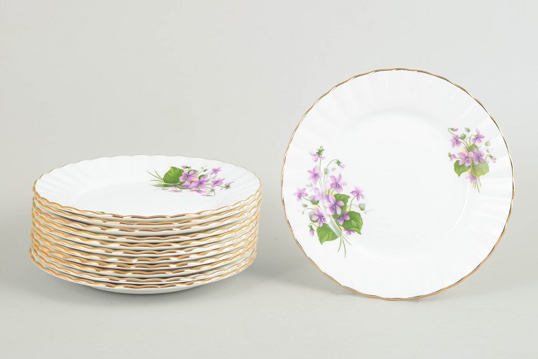 Royal Stafford, cake plates, set of 12.