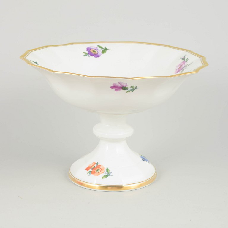 Royal Copenhagen Saksisk blomst opsats.