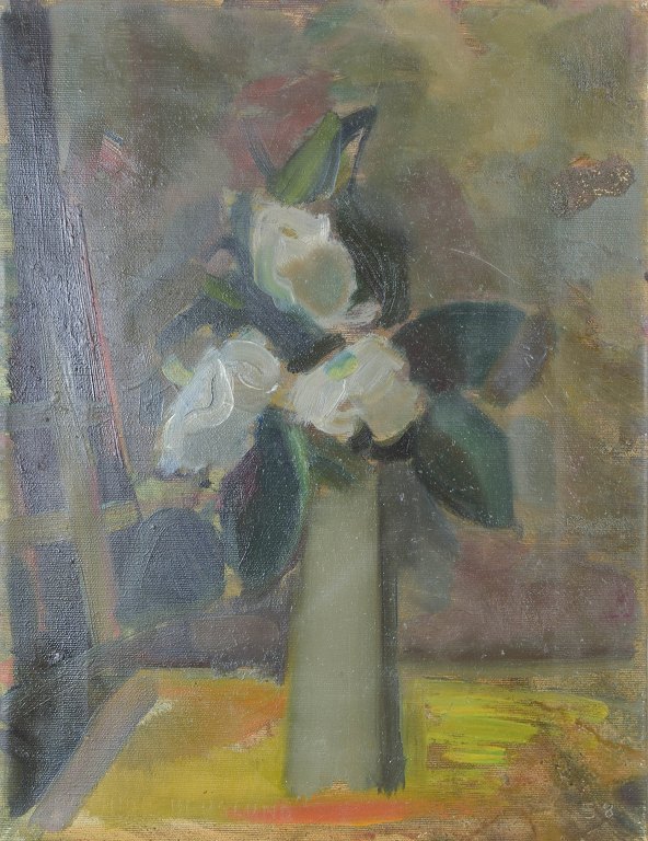 Frithiof Berglund, oil on canvas, listed Swedish painter.