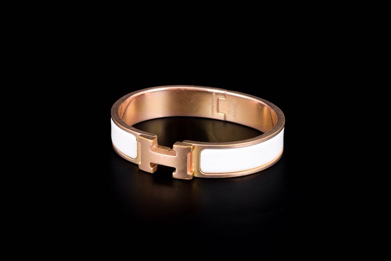 Hermès, “Clic H” bracelet.