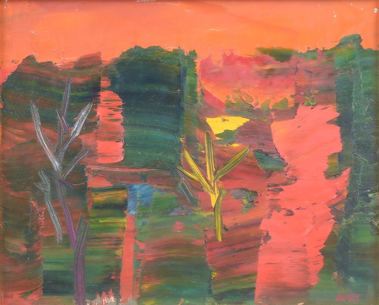 Lars Bertle, “Höstfärg”, svensk modernist.